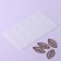 Chocolate form “Cherry Leaves”, silicone, 10 cells, 23 × 13 × 0.3 cm, the color is transparent