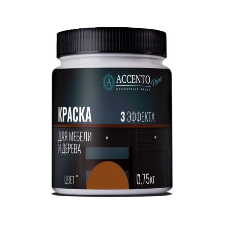 Pain for furniture and wood "hazelnut", semipomata, 0.75 kg