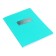 Notepad A5-, 48 sheets, Verdigris, covered cardboard cover, Soft-Touch lamination, foil embossing, block 60g/m2