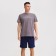Pajama men's kaftan "on chil" size 56, gray/blue