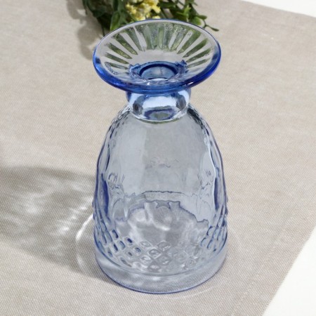 Cryste glass, glass, 335 ml, blue color-2