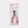 Picky end, for needlework, 10.5 × 6.5 cm, silver/pink color