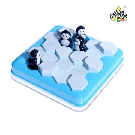 Board game for the logic "Polar Party", 1 player, 7+-1