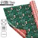 Paper packing glossy double -sided "Nutcracker", 50 x 70 cm, new year