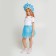 Carnival set "Snow Maiden": T -shirt, skirt, kokoshnik, thermonacleka, 98–110 cm