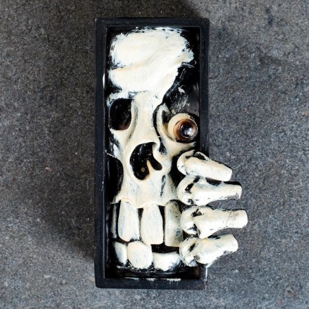 Holder-stand for the books "Skeleton", black and white-2