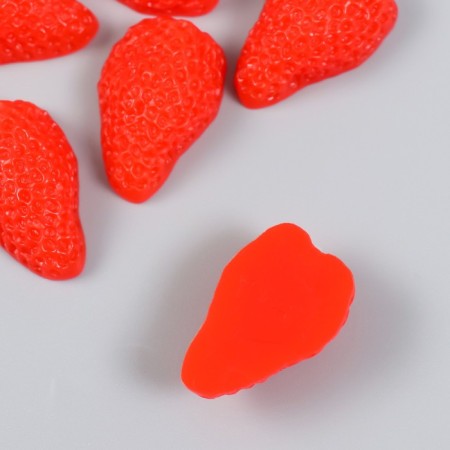 DECOR for creativity PVC "Half of strawberries" 3.6x2.4x1.5 cm-1
