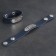 Paired bracelets "I'm always there", genuine leather, steel