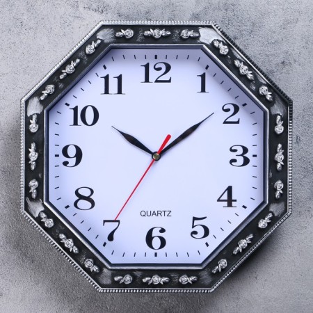 Wall clock "Lenora", 27 x 27 cm, smooth move