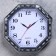 Wall clock "Lenora", 27 x 27 cm, smooth move