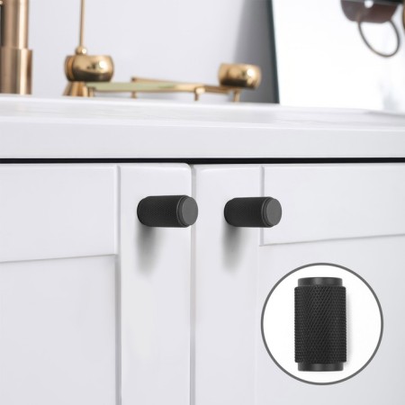 Handle button Cappio PK331, D = 28 mm, black color