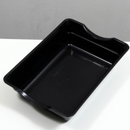 Deep toilet without a mesh 36 x 26 x 9 cm, black-3