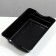 Deep toilet without a mesh 36 x 26 x 9 cm, black