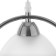 Lamp Bayerlux "Kian" E27 40W silver 23x15x60 cm