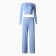 Female set (longshit, trousers) minku: Home Collection Blue color, rr 42
