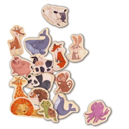 Game set Hape "Beasts", "Magnetic Animals", 30 elements