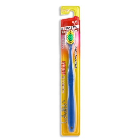 A toothbrush with a wide cleaning head and super -tank bristles, Japanese style-13