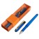Ballic handle, 0.5 mm, Bruno VisConti Monaco, blue rod, bright blue body, in case