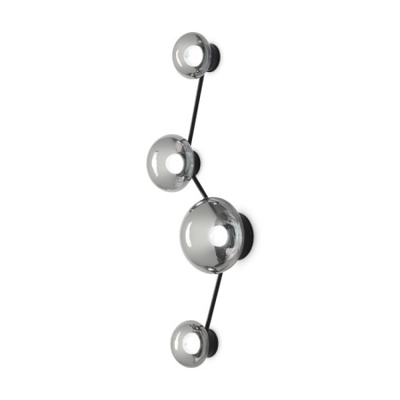 Freya FR5445CL-L20B Drop, 680x280x130 mm ceiling lamp, LED, 4x15W, 350lm, 3000k, matte black color