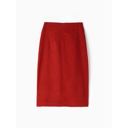 Skirt with a female section, minku, brick color, size 44-4