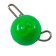 Cargo Cheburashka painted collapsible Yaman 10 pcs., 8 g, green