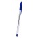 Set of ballpoint pens 4 pieces, blue rod 0.7 mm, transparent body with a blue cap