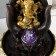 The desktop fountain from the network, the backlight "Golden Ganesha in the palms" 21x21x28 cm