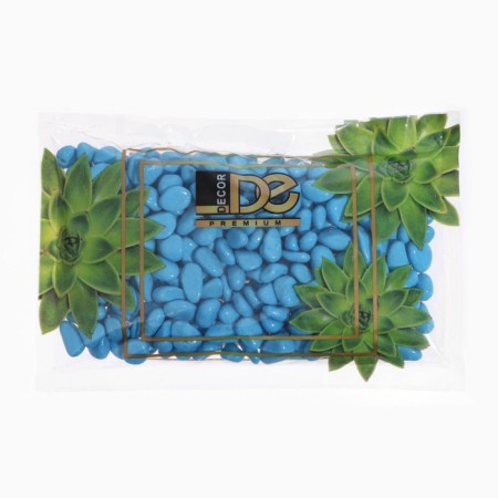 Soil for aquarium (5-10 mm), blue, 350 gr-3