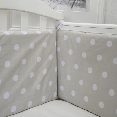 Board into the crib "peas", the color is gray