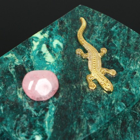 Casket "Lizard" 12.5x8x8.5 cm, coil-3