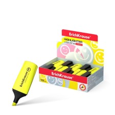 Erichkrause Visioline Mini, 0.6-5.2 mm, water-based fluorescent ink, yellow, yellow