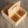 Combo stand from pine, with a handle and 3 compartments, 19 × 17 × 8.5 cm