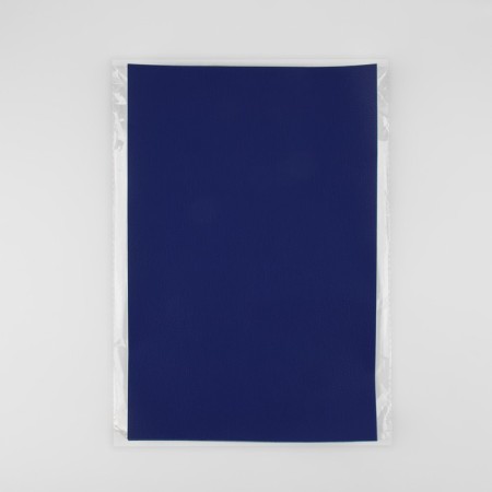 Artificial leather, with an adhesive base, 20 × 30 cm, 0.5 mm, 3 pcs, dark blue color-5