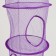 Suspended basket for toys, 3 sections, 27 × 27 × 70 cm, mix