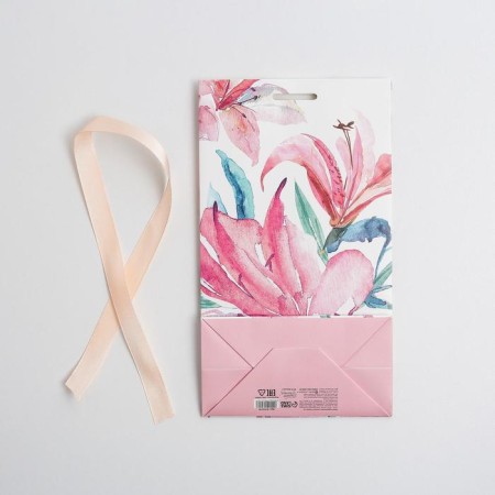 Gift package with a ribbon, packaging, “for you”, 13 x 23 x 7 cm-4