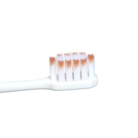 Adult toothbrush with a wide head and soft bristles, transparent, gray-2
