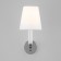 Wall lamp EUROSVET CONSO 60145/1, E14, 1x40W, 210x150x330 mm, chromium color