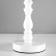 Table lamp "Rook" 1x60W E27 white 22x22x38cm