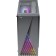 The Aerocool Delta case is black without ATX 7x120mm 2xusb2.0 1xusb3.0 Audio Bott PSU