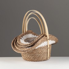 A set of baskets of 4 pcs, 35x24x19, 32x20x17, 28x18x15, 25x16x14 cm, Rogoz