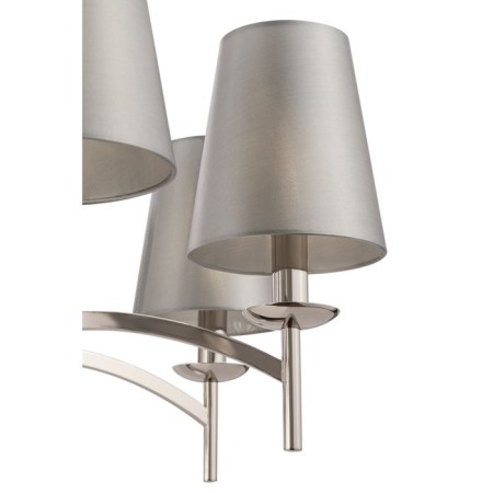 Chandelier Maytoni Mod076PL-06N, 6HE14, 40W, 88.5x88.5x62 cm, Nickel color-4