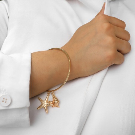 Set of 6 items: 6 Bracelets "Sea", Color Gold-7