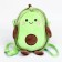 Children's plush bag "Avocado", 25x7x20 cm