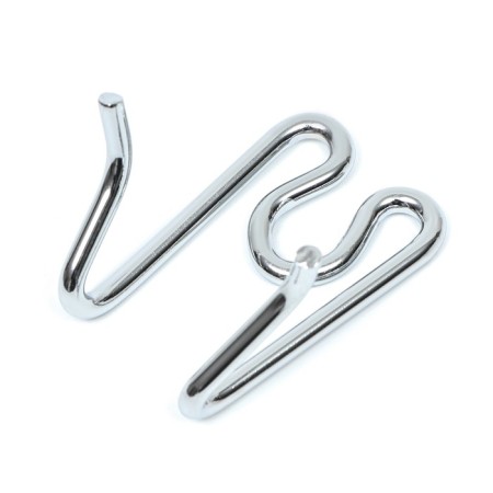 Link for a strict collar - half -reaches, chrome steel, thickness 4 mm-1