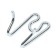 Link for a strict collar - half -reaches, chrome steel, thickness 4 mm