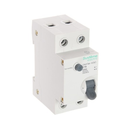 Switch aut. Dif. AVDT SE City9 Set, 1P+N, C, 16 A, 4.5 KA, 30 mA, AC, 230 V