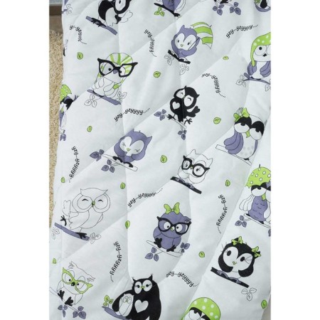 Blanket in the crib, size 110x140 cm, white color-2
