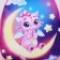 Baby backpack "Dragon on the Moon", 30*25 cm