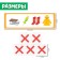 Developing set “Logical Rows, Find the Excess”, with transparent cards, level 2, according to the Montessori method