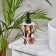 Expressia liquid soap dispenser, 7.8x7.8x18 cm, white-black yellow color